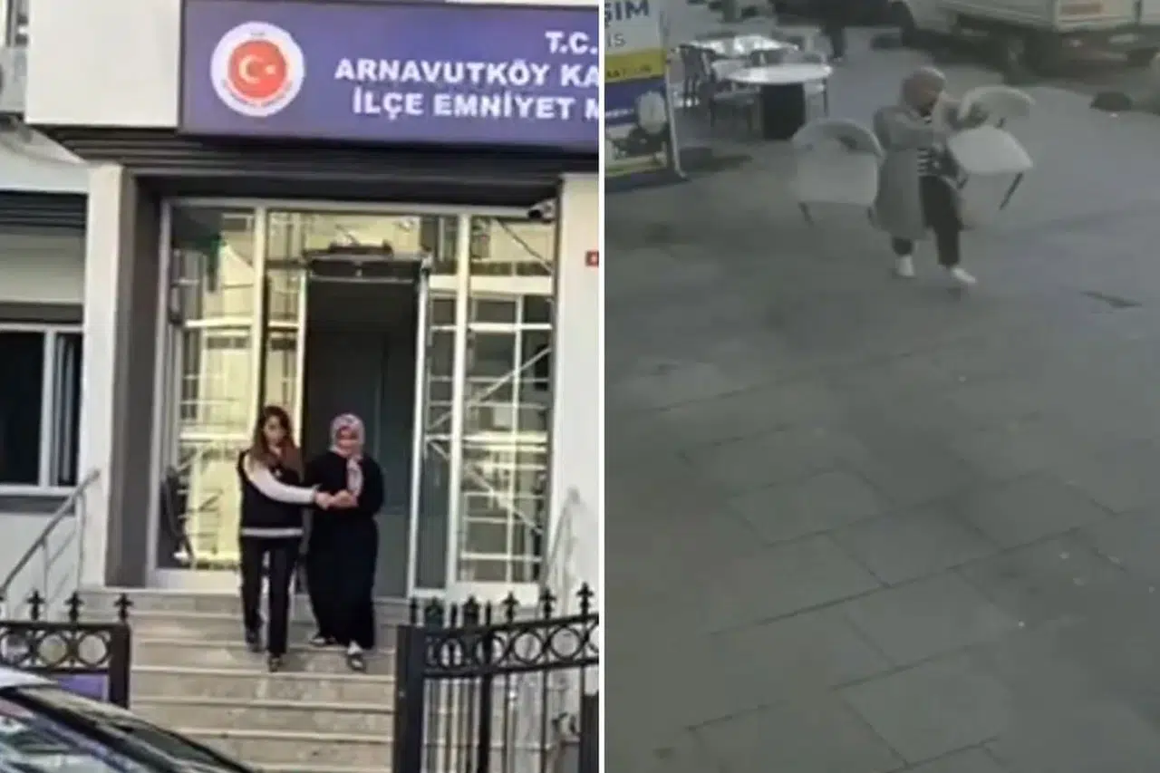 Dükkanın önünden sandalye çalan kadın yakalandı: Kendini bu sözlerle savundu