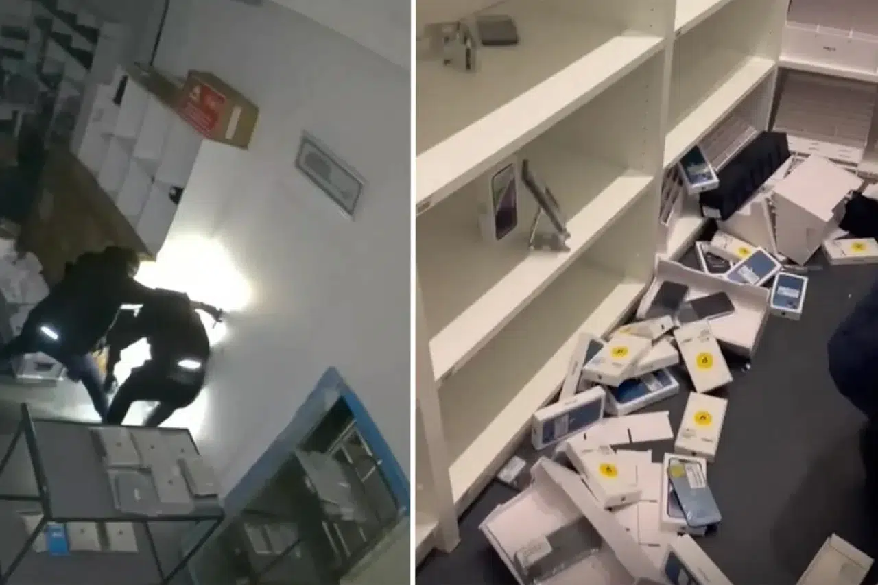 Almanya’da film gibi soygun: 10 dakikada 4 bin telefon çalındı