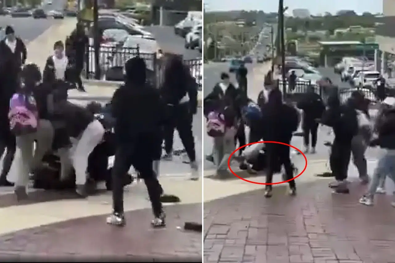 İnfial yaratan görüntü! Kalabalık grup küçük kızı linç etti, çevredekiler tezahürat yaptı