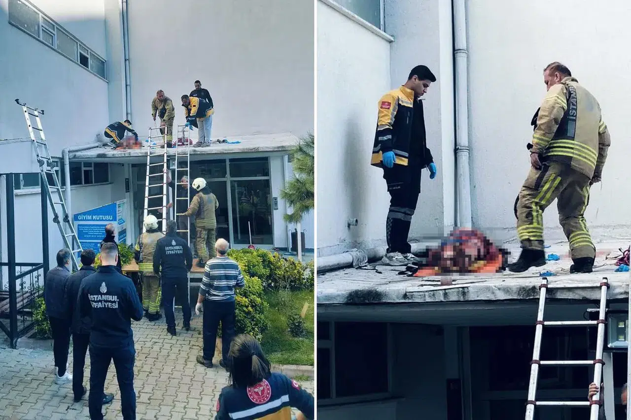 Esenyurt’ta korku dolu anlar: Silah seslerinin ardından kadın 6’ncı kattan atladı