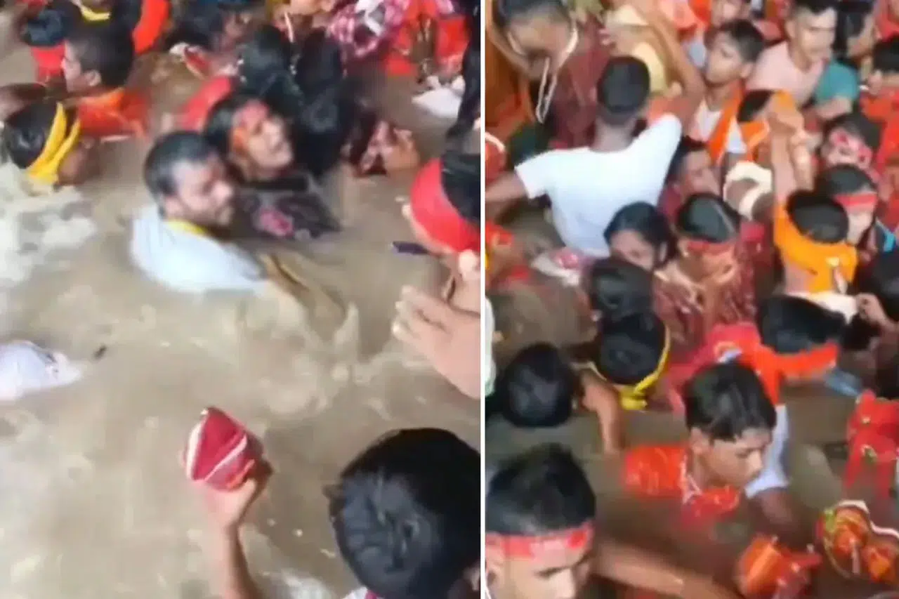 Milyonların katıldığı 'Kutsal Banyo' kaosa dönüştü: Kadınlar tacize uğradı