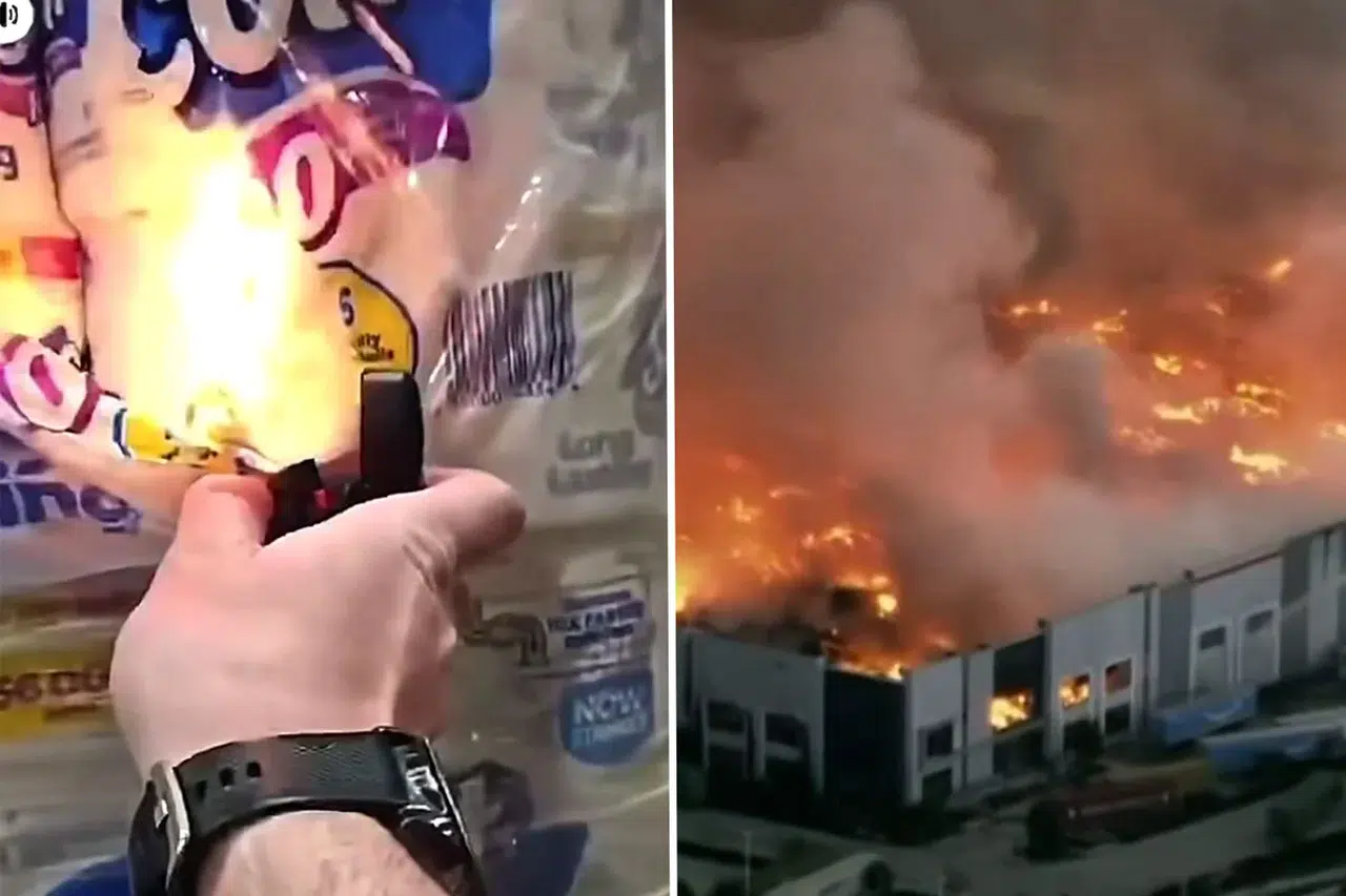 Maaş Tartışması Sonucu Alev Alan Dev Depo: O Anlar Sosyal Medyada Paylaşıldı!