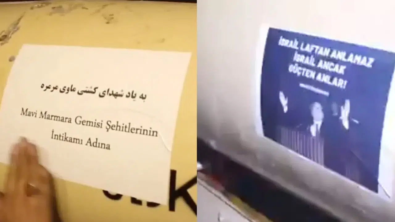 İran İsrail'e attığı füzelere bakın ne yazdı! Biri Erbakan diğeri Mavi Marmara