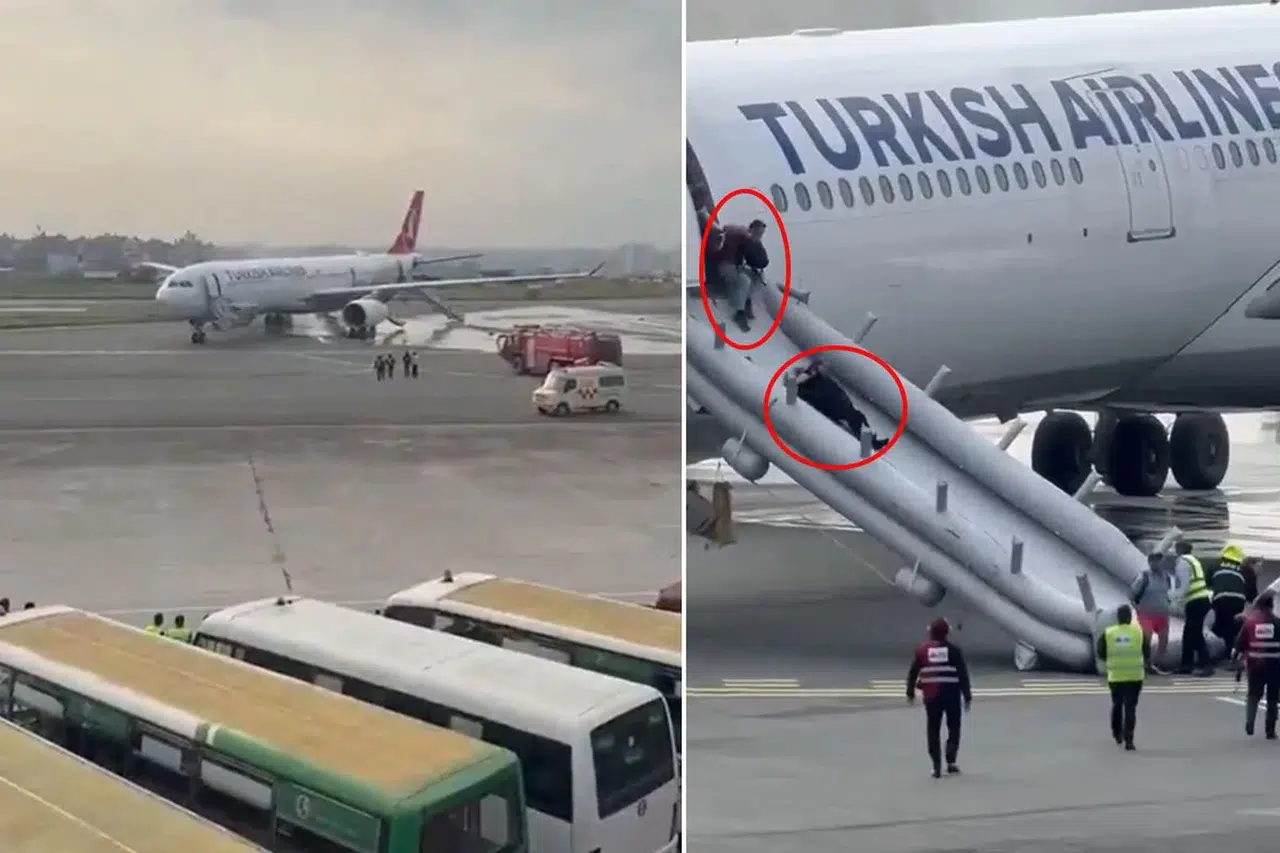 THY uçağında panik! Yolcular acil çıkışlardan tahliye edildi