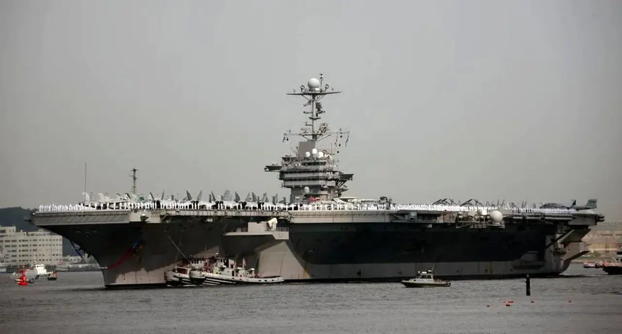 ABD’nin nükleer uçak gemisi Yokosuka’dan ayrıldı