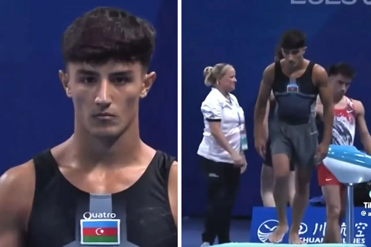 Azerbaycanlı sporcu performansıyla dikkat çekti görüntüler gündem oldu