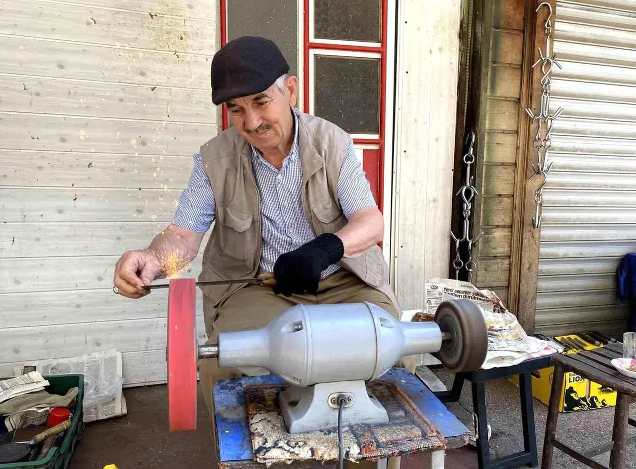 Bıçakçılarda bayram mesaisi başladı