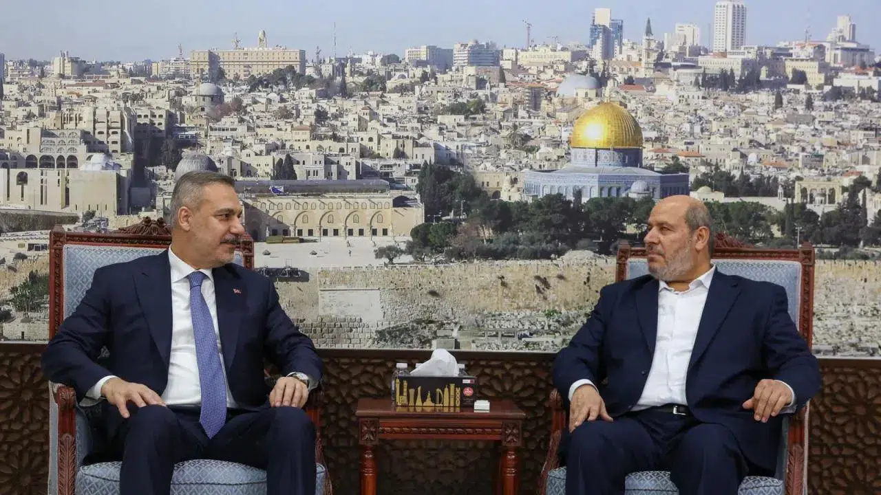 Bakan Fidan’dan Hamas heyetine taziye ziyareti