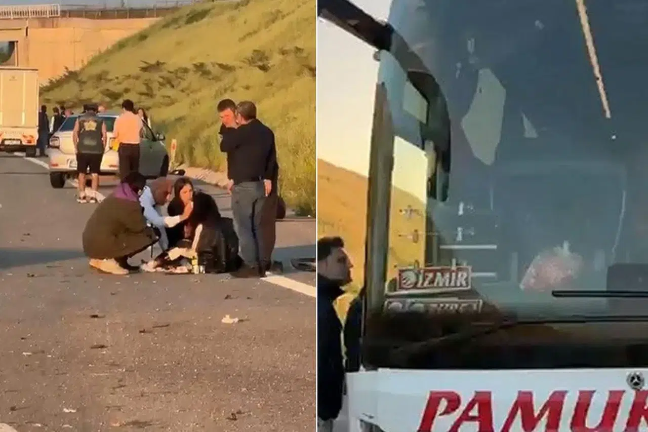 Yolcu otobüsünde can pazarı! Muavin kopan kapıdan aşağı uçtu
