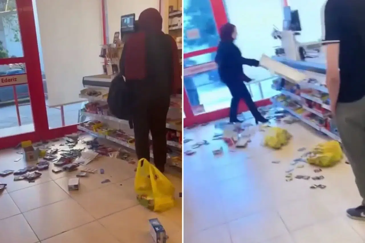 Marketi dağıtan kadın tanıdık çıktı: Taksi durağına da saldırmıştı