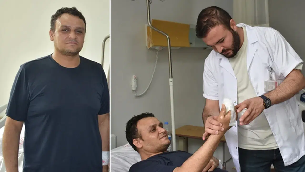 Enfeksiyon kapan parmağı kasığına dikilerek kesilmekten kurtarıldı