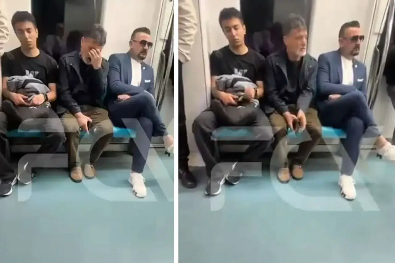 Ertan Torunoğulları, Marmaray’da kameralara yakalandı!