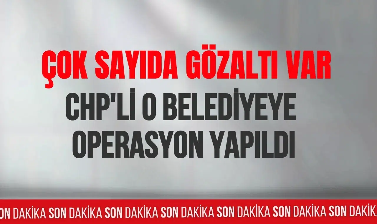 CHP’li Tepebaşı Belediyesi’ne operasyon, çok sayıda gözaltı kararı