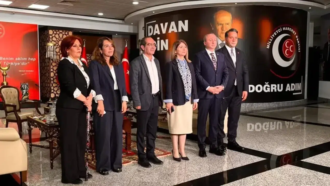 MHP’yi AK Parti, DEM Parti ve DSP heyetleri ziyaret etti