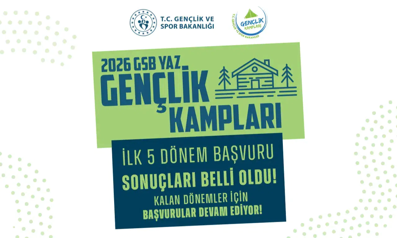GSB Gençlik Kampı sonuçları açıklandı! Kalan dönem başvuruları ne zaman bitiyor?