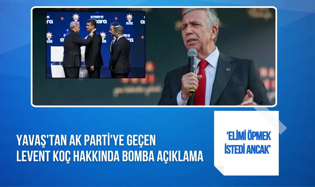 Mansur Yavaş'tan Levent Koç açıklaması: "Bize geçmeyeceğini söyledi"