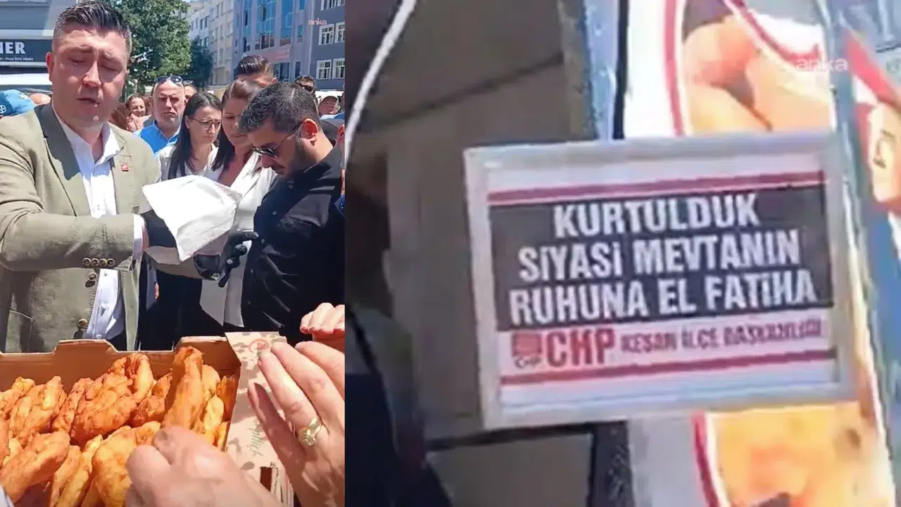 CHP'den AK Parti'ye geçen Belediye Başkanına dikkat çeken protesto