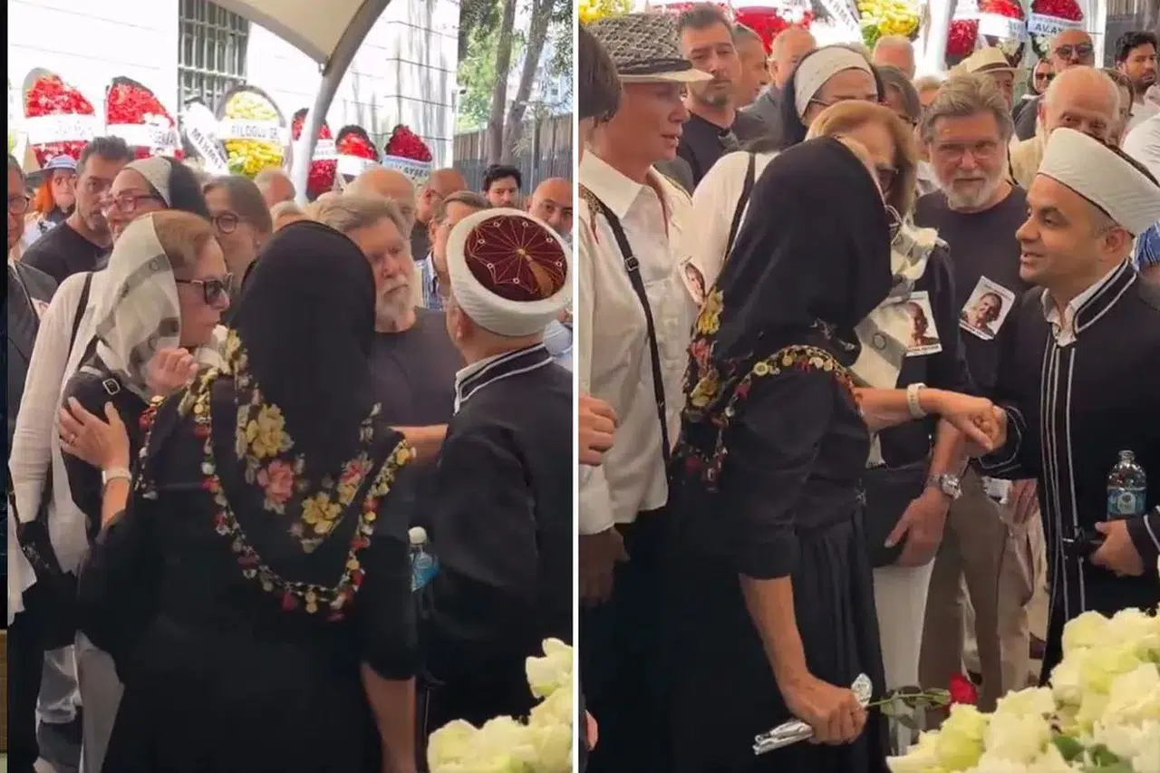 Ünlü modacının cenazesinde kadınlar da saf tutmak istedi