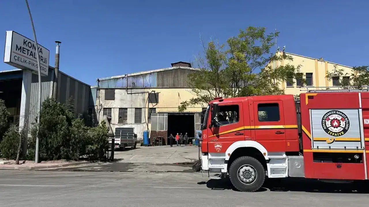 Konya'da metal fabrikasında patlama: Soruşturma başlatıldı