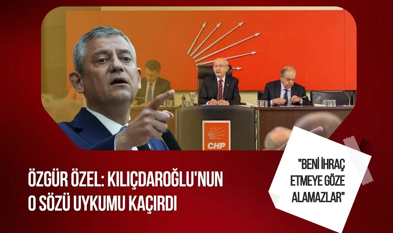 Özgür Özel'den Kılıçdaroğlu'na sert tepki: O sözler uykumu kaçırdı