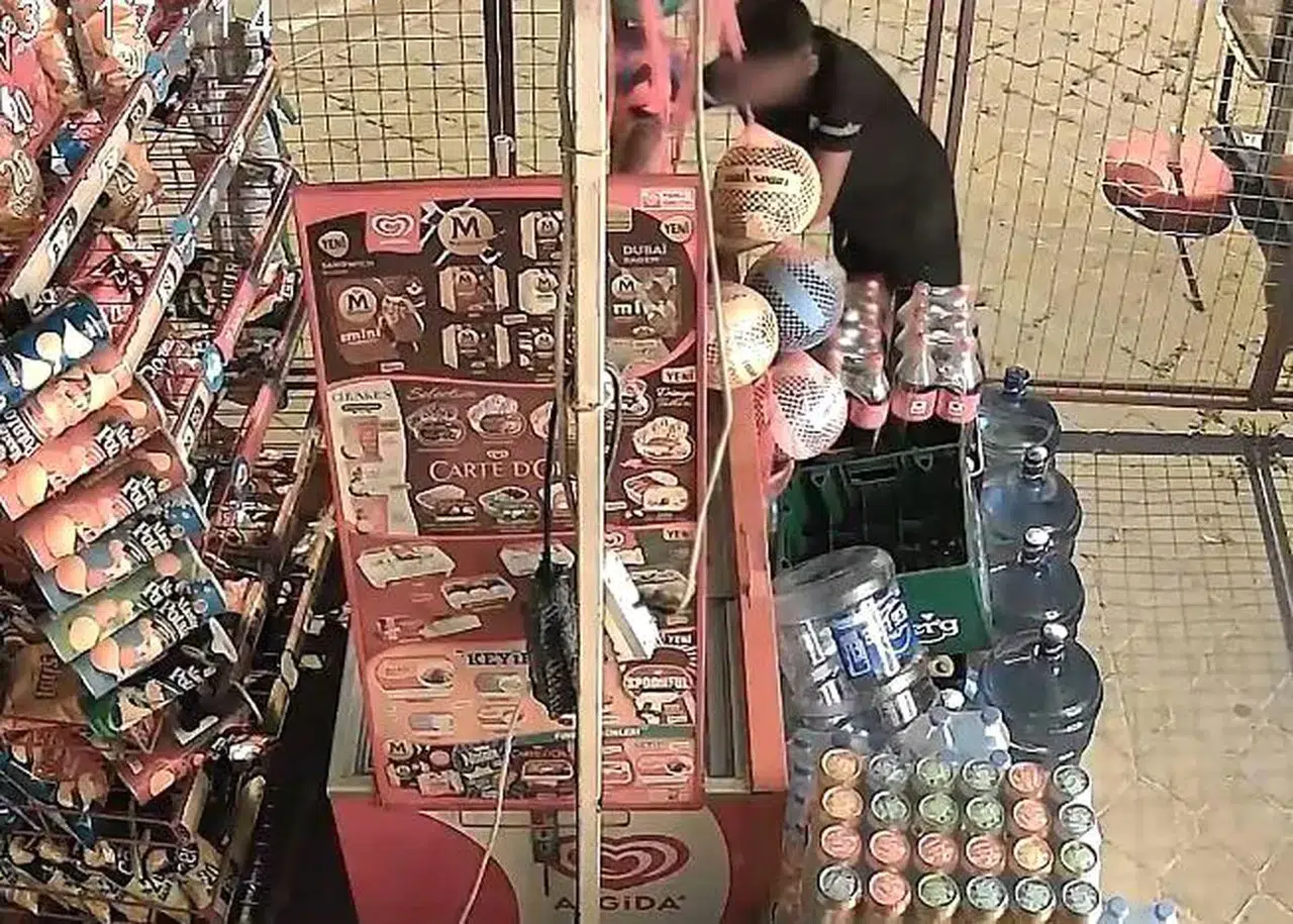 Aydın'da markete giren çocuklar 100 bin liralık ürün çaldı
