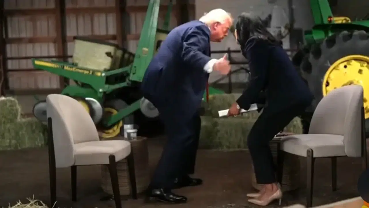 Trump canlı yayında röportajı yarıda kesti: "Artık yeter"