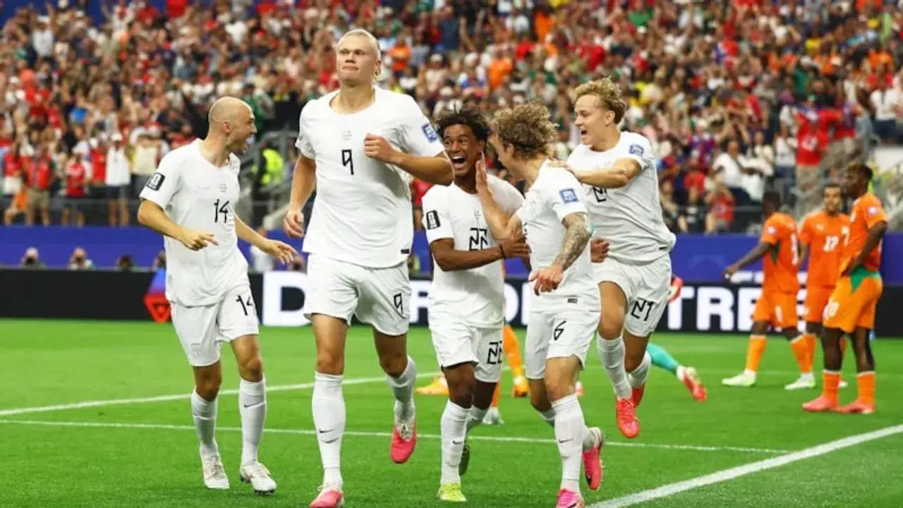 Fildişi Sahili Norveç maç özeti 1-2 Haaland'ın golüyle 16 turu getirdi