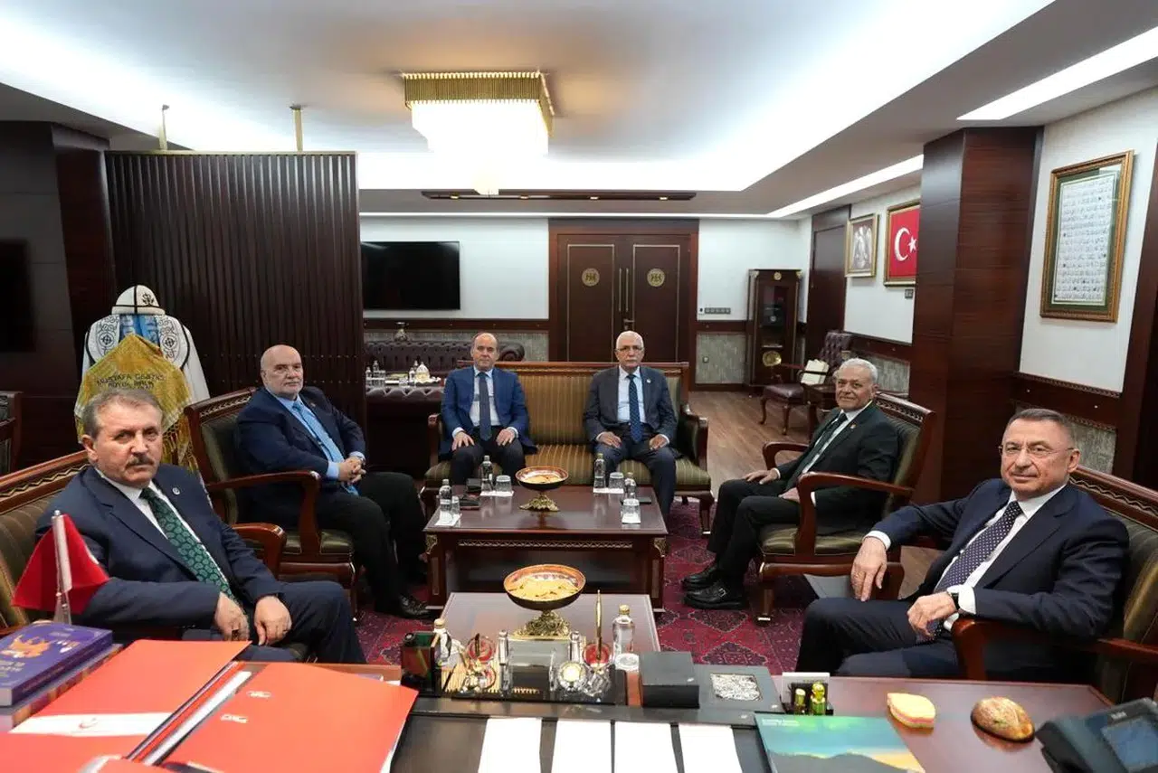 Fuat Oktay'dan BBP lideri Destici'ye ziyaret