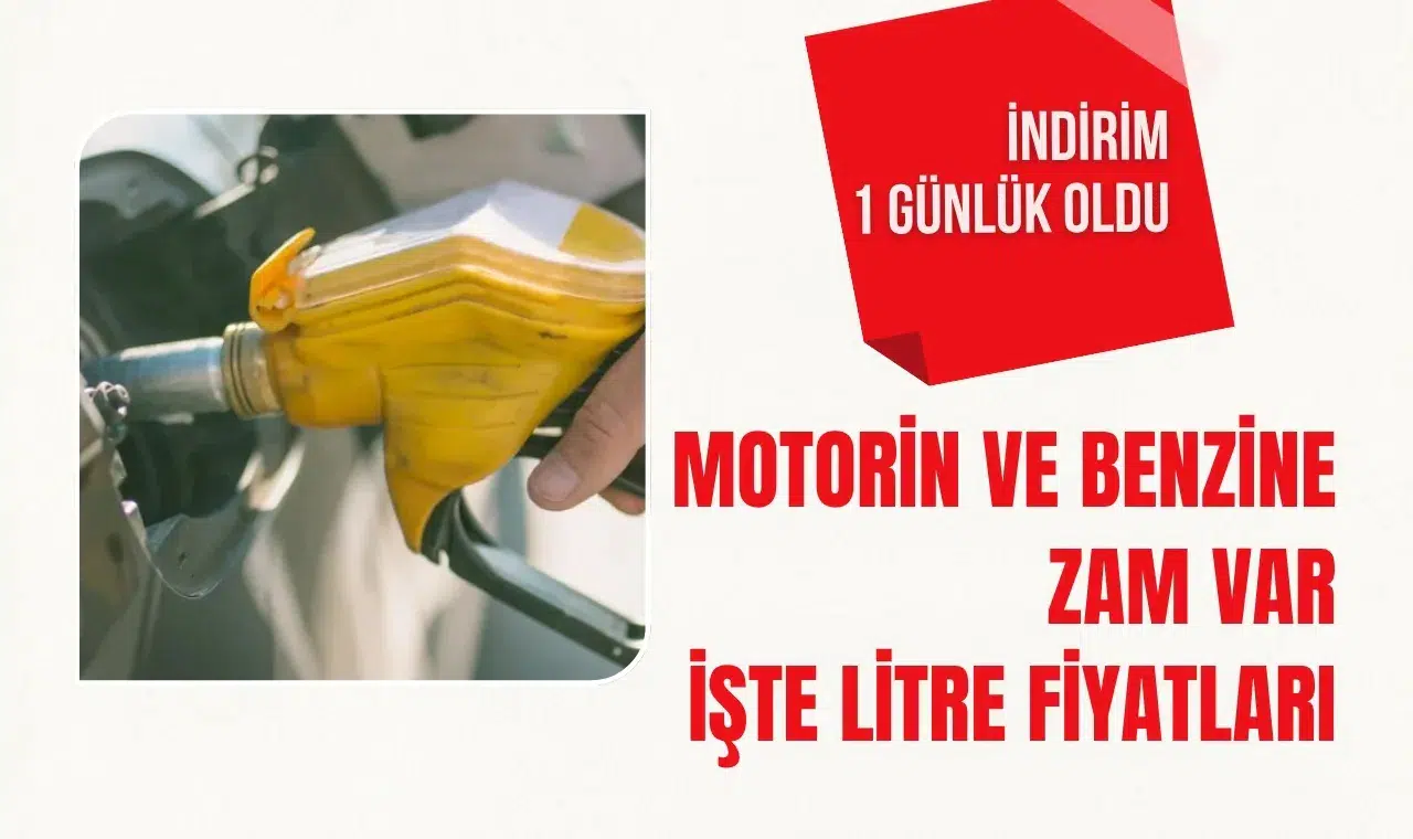 Akaryakıtta indirim kısa sürdü: Benzin ve motorine yeniden zam geliyor