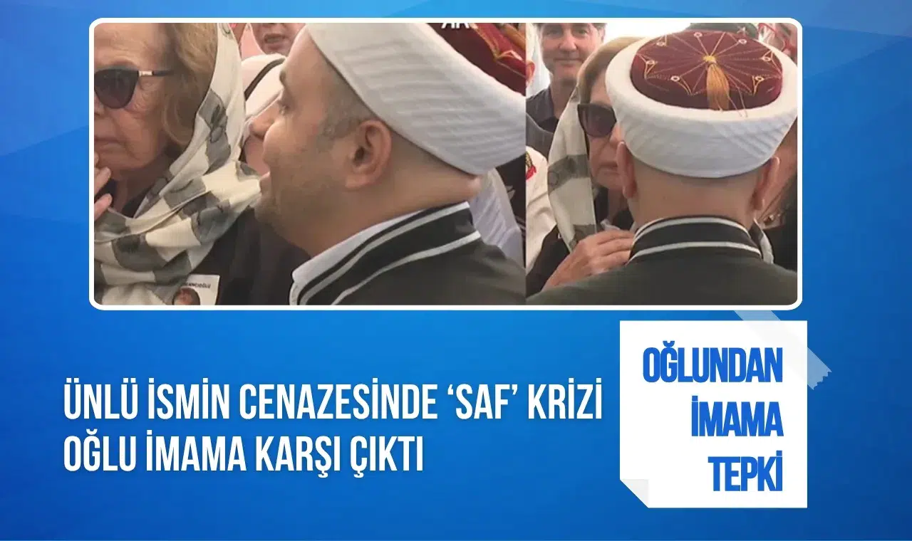 Zühal Yorgancıoğlu'nun cenazesinde 'saf' tartışması! Oğlu imama itiraz etti
