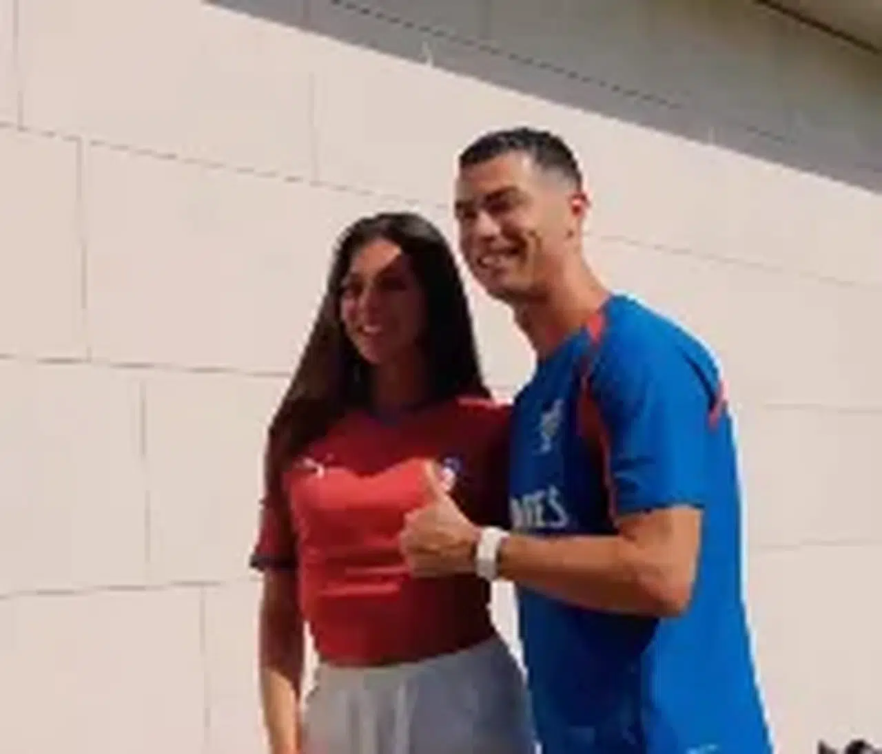 Ronaldo'yu görünce gözyaşlarına boğuldu
