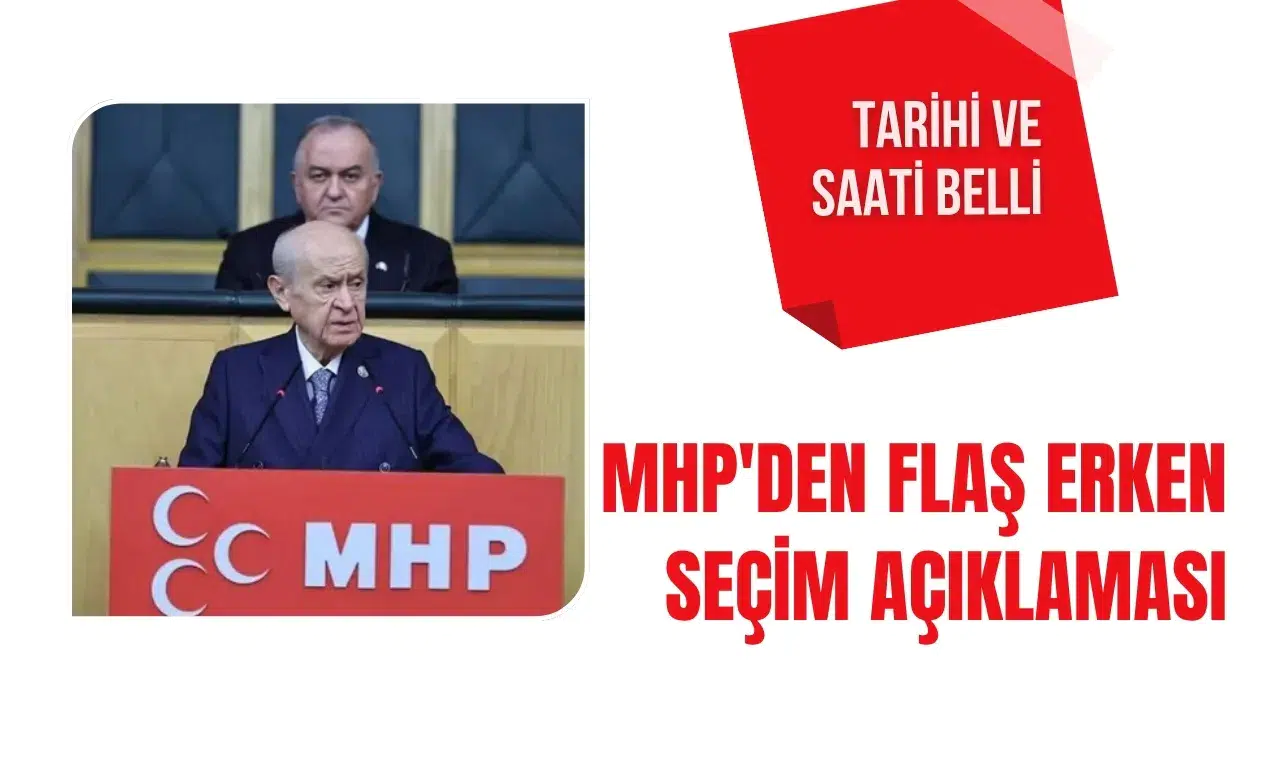 MHP'den erken seçim tartışmalarına net yanıt: Seçimler zamanında yapılacak