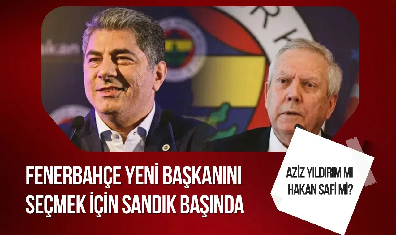 Fenerbahçe’de seçim heyecanı: Kongre üyeleri yeni başkan için sandık başında