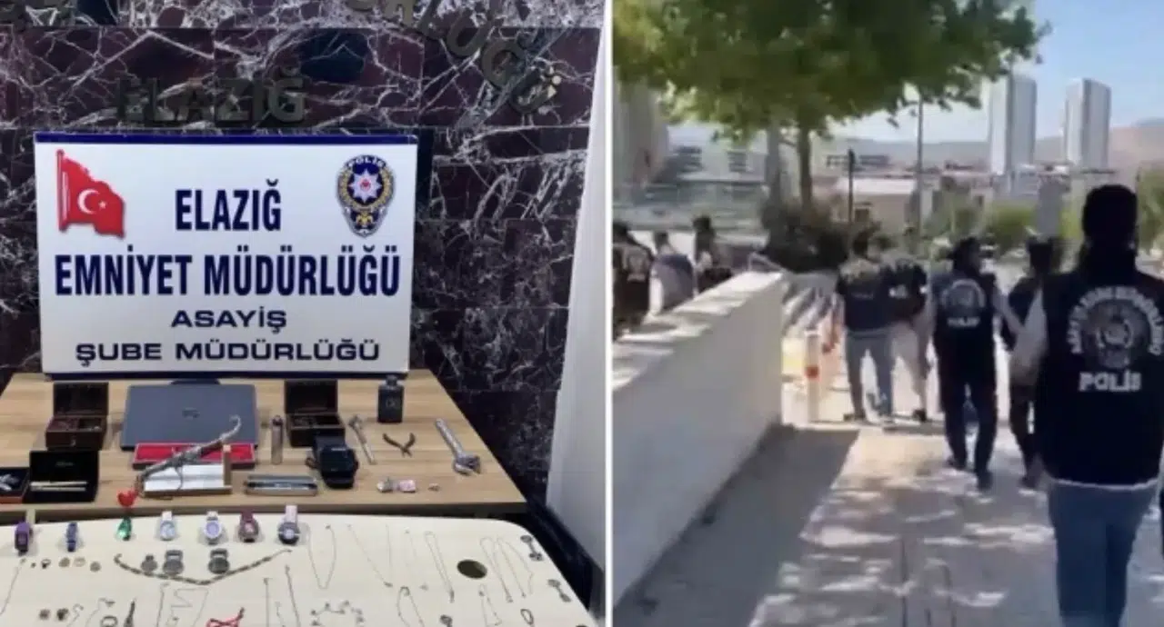Elazığ'da 7 milyon liralık hırsızlık operasyonu: 4 şüpheli tutuklandı