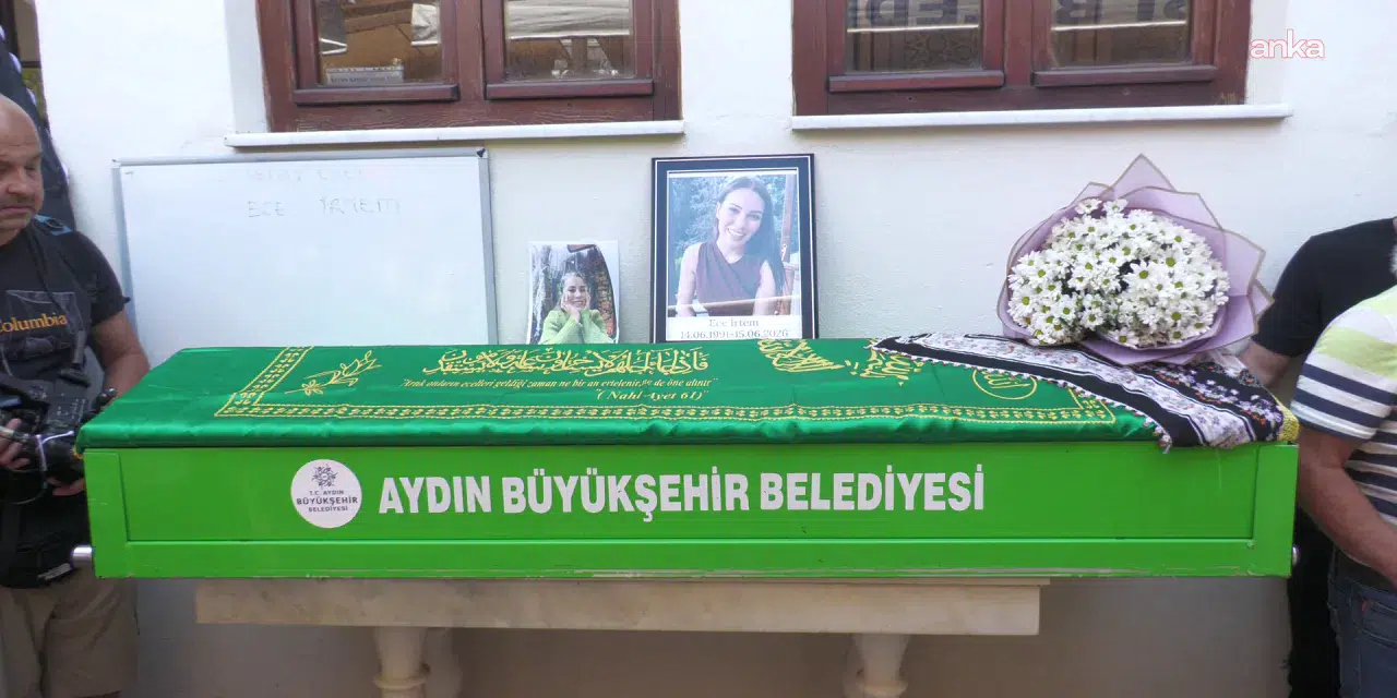 Oyuncu Ece İrtem Kuşadası'nda son yolculuğuna uğurlandı