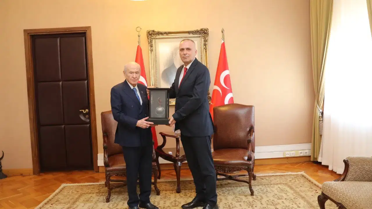 Özel Harekat Başkanı Ünsal Hayal'den Devlet Bahçeli'ye ziyaret