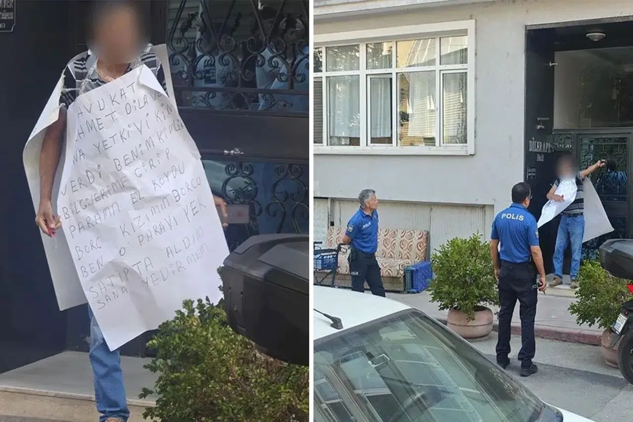 Hesabına haciz uygulandığını öne süren kişi kendine zarar vermek istedi