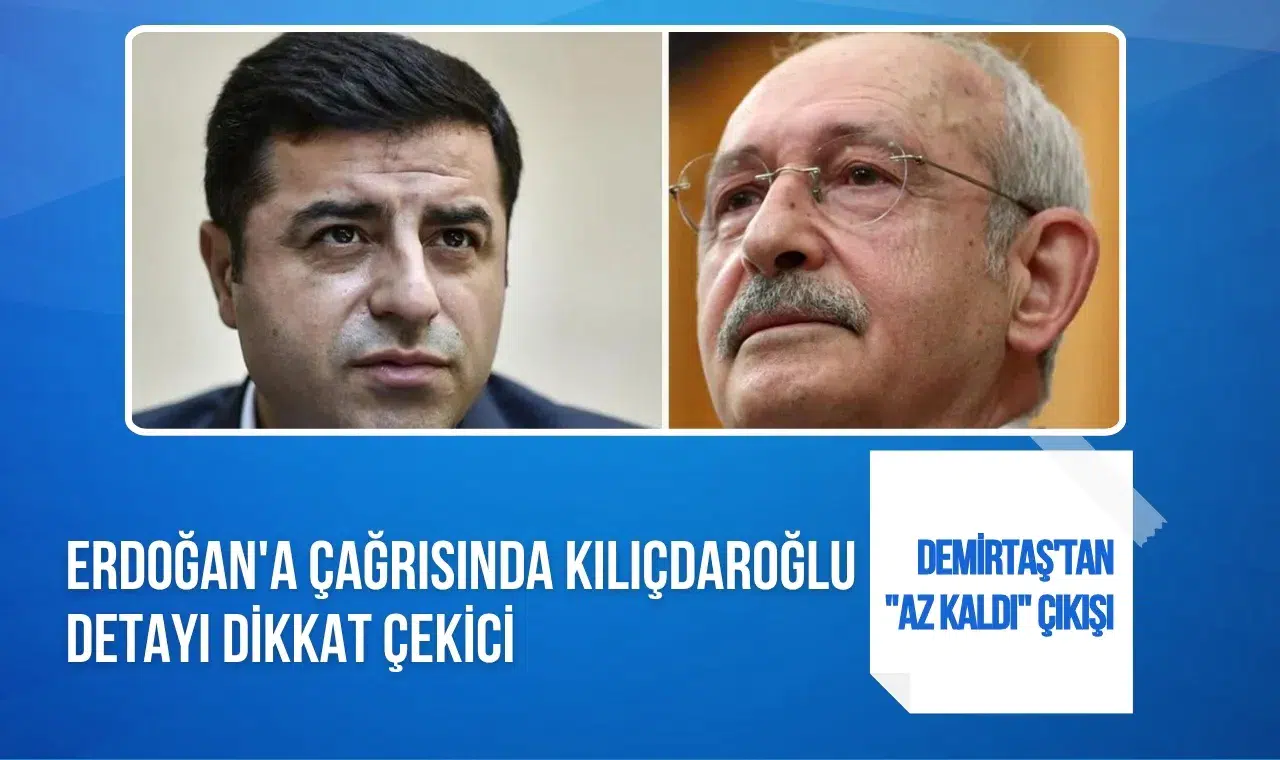 Demirtaş'tan "Az Kaldı" mesajı: Yeni süreç için Erdoğan'a çağrı