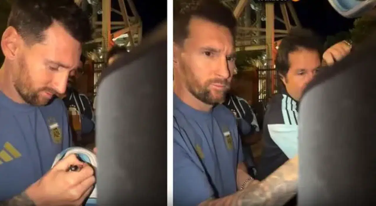Messi'den alkış toplayan hareket: Tekerlekli sandalyedeki gazeteciyi geri çevirmedi