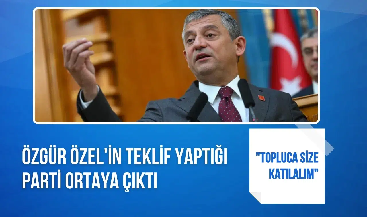 Özgür Özel’in teklif götürdüğü parti iddiası gündemde: “Topluca size katılalım”
