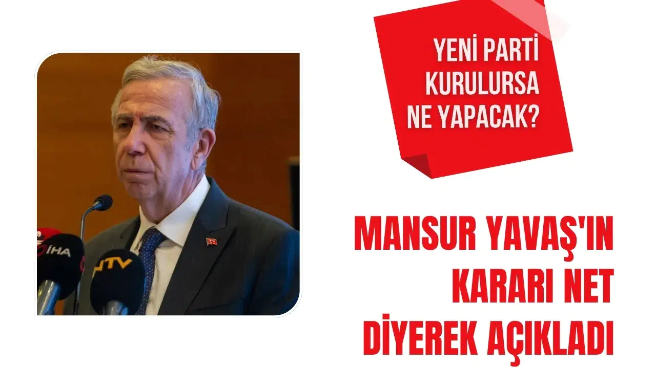 Mansur Yavaş'ın yeni parti kararıyla ilgili dikkat çeken kulis iddiası