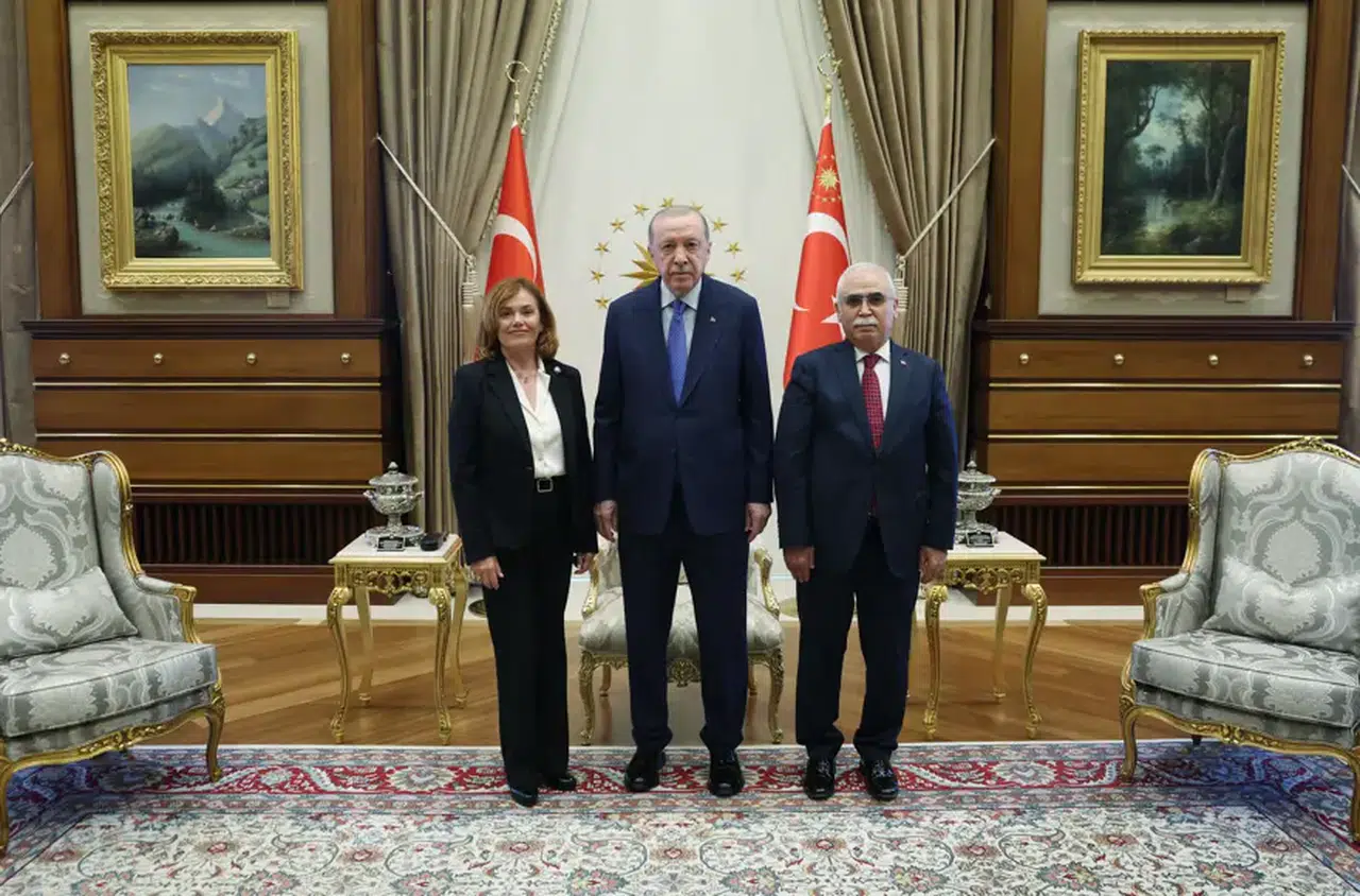 Cumhurbaşkanı Erdoğan, Huertas ile Beştepe'de bir araya geldi