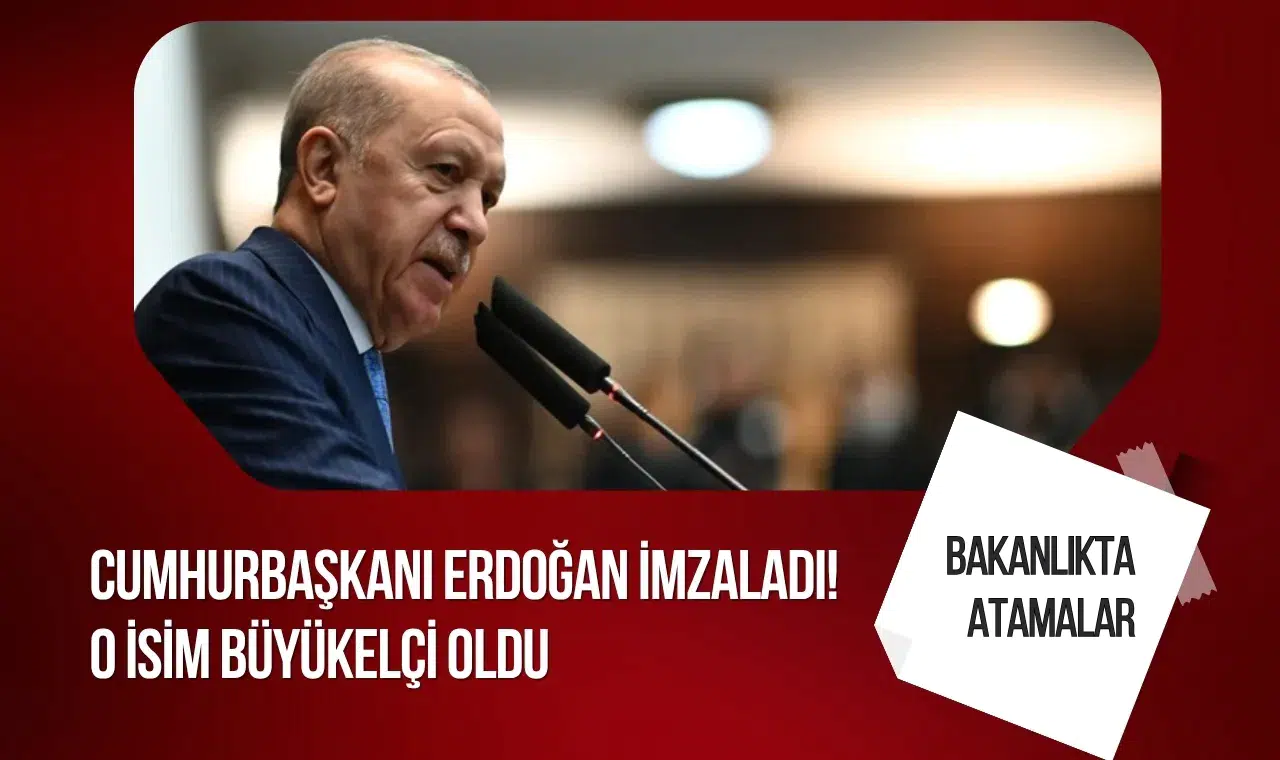 Cumhurbaşkanı Erdoğan'ın imzasıyla atama kararları Resmi Gazete'de yayımlandı