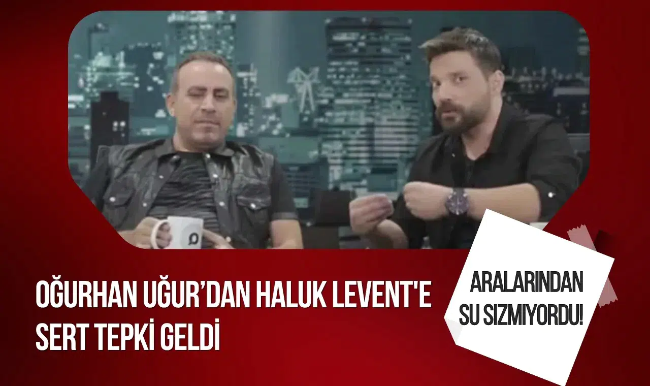 Oğuzhan Uğur'dan Haluk Levent soruşturmasına ilişkin açıklama