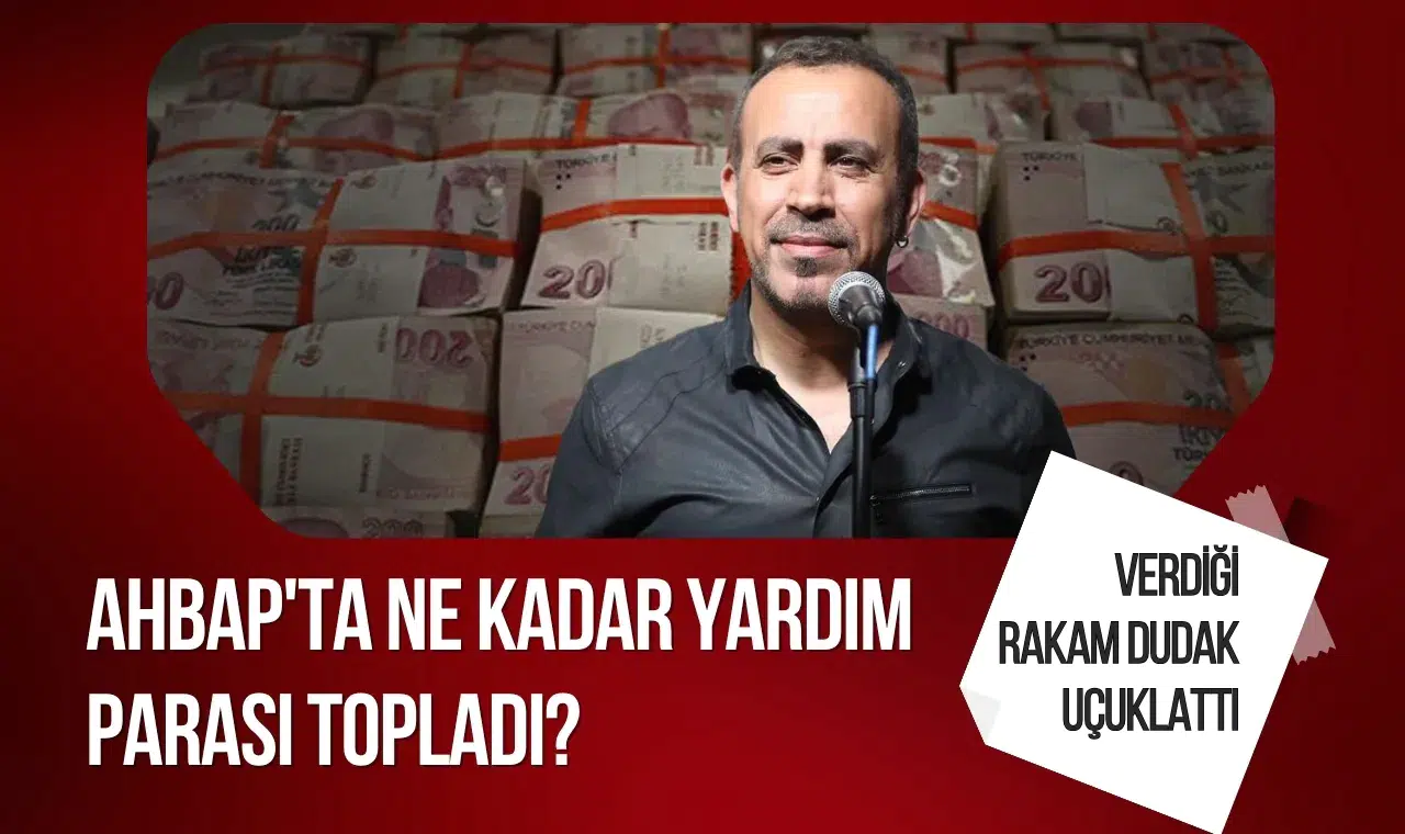 Haluk Levent, deprem bağışlarına ilişkin topladığı yardım miktarını açıkladı