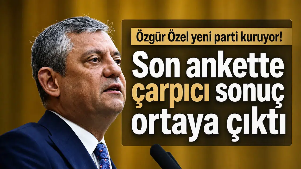 Özgür Özel yeni parti kuruyor! Son ankette çarpıcı sonuç ortaya çıktı