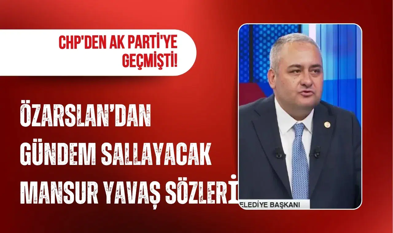 Mesut Özarslan'dan Mansur Yavaş çıkışı: "Sahip çıksaydı kriz çözülürdü"