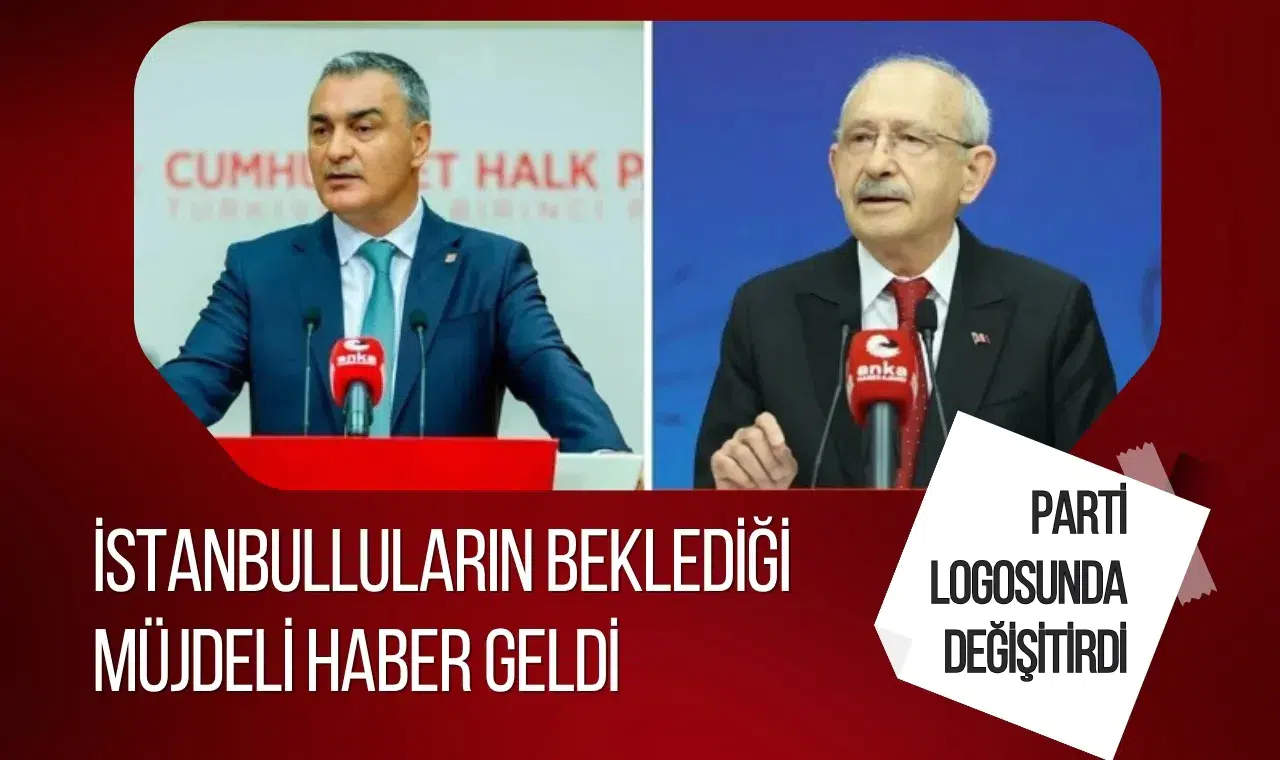 CHP Genel Merkezi'nde dikkat çeken değişiklik: Logo ve slogan yenilendi