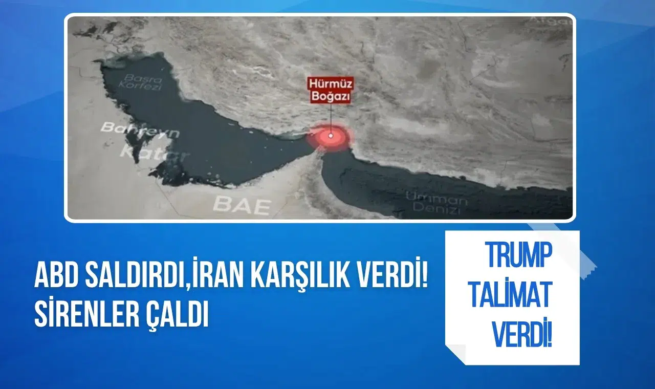 Trump talimat verdi! ABD saldırdı, İran karşılık verdi! Sirenler çaldı