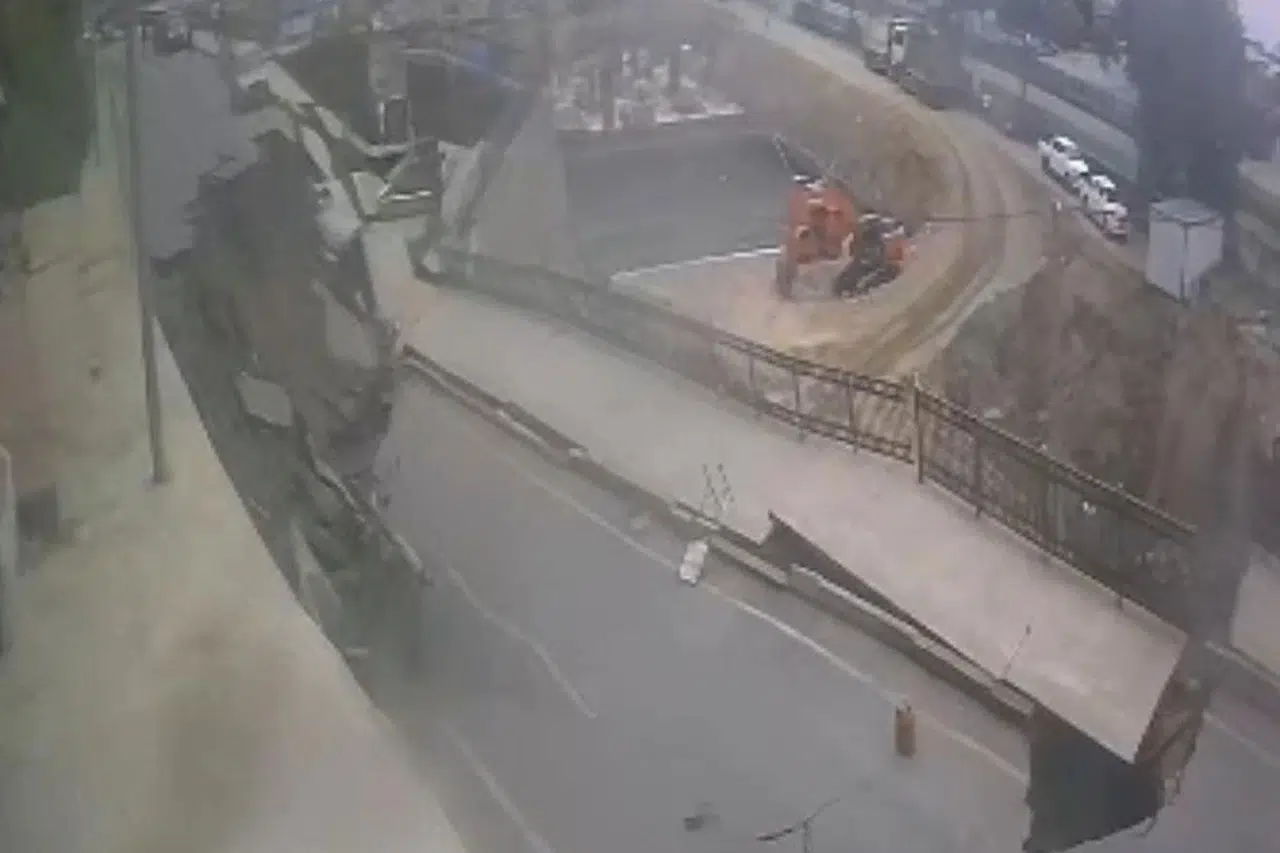Rize'de yol çöktü: İki bina tedbir amaçlı tahliye edildi